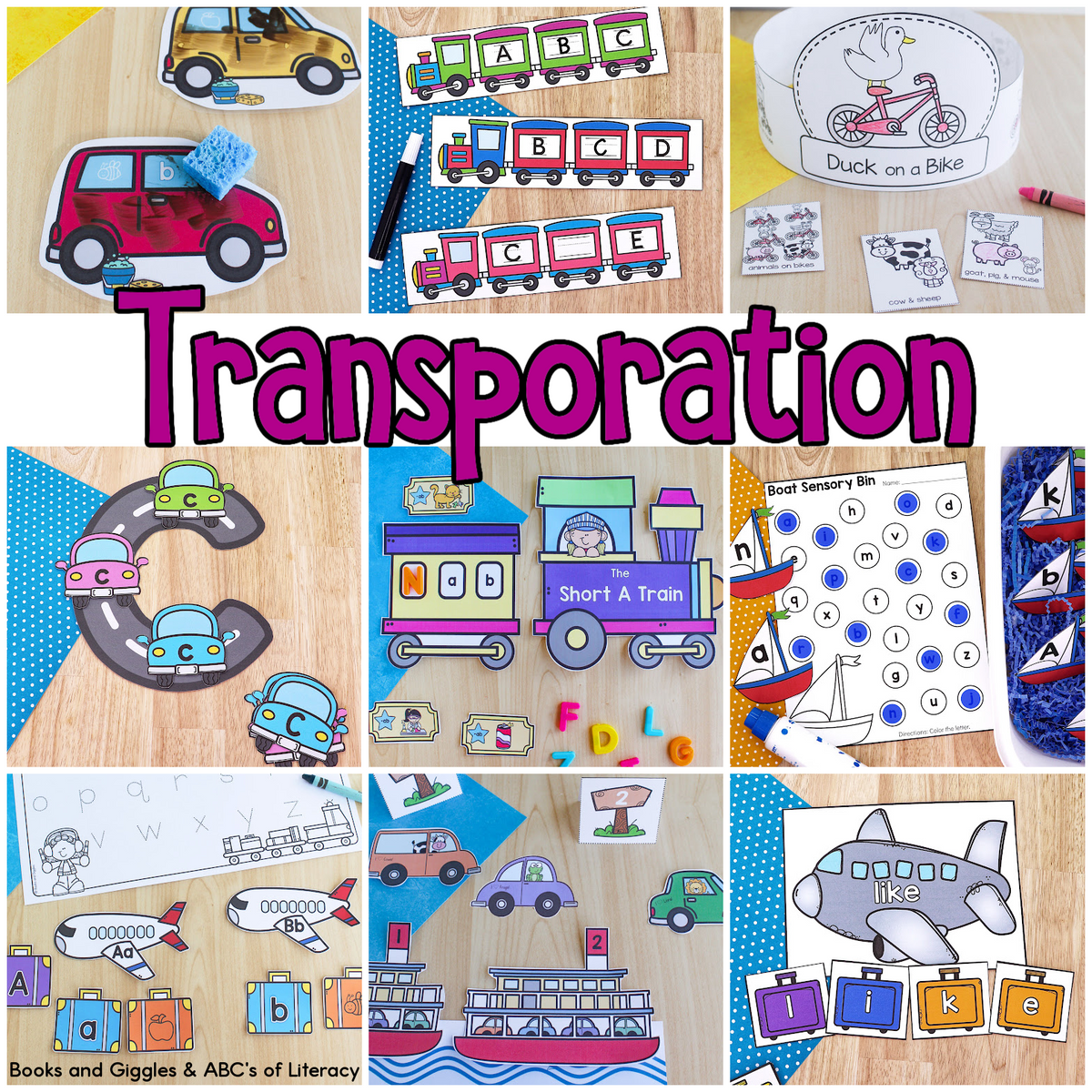 Get Ready to Read: Transportation (Week 2) – Books and Giggles