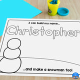 January Name Practice Worksheets and Activities