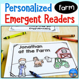 Farm Emergent Readers - Personalized for Each Child