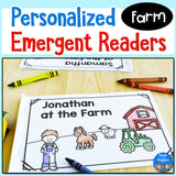 Farm Emergent Readers - Personalized for Each Child