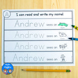 Editable Name Tracing Worksheets