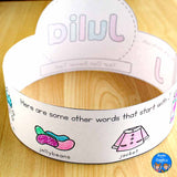 Editable Name Crowns with Letter Sounds