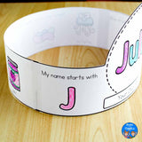 Editable Name Crowns with Letter Sounds