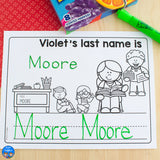 Community Helpers Name Practice Worksheets and Activities