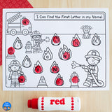Community Helpers Name Practice Worksheets and Activities