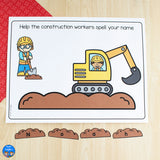 Community Helpers Name Practice Worksheets and Activities