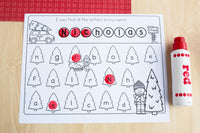 December Name Practice Worksheets and Activities