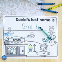 July Name Practice Worksheets and Activities