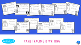 Monthly Name Practice Worksheets and Activities YEAR-LONG BUNDLE