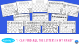 Monthly Name Practice Worksheets and Activities YEAR-LONG BUNDLE