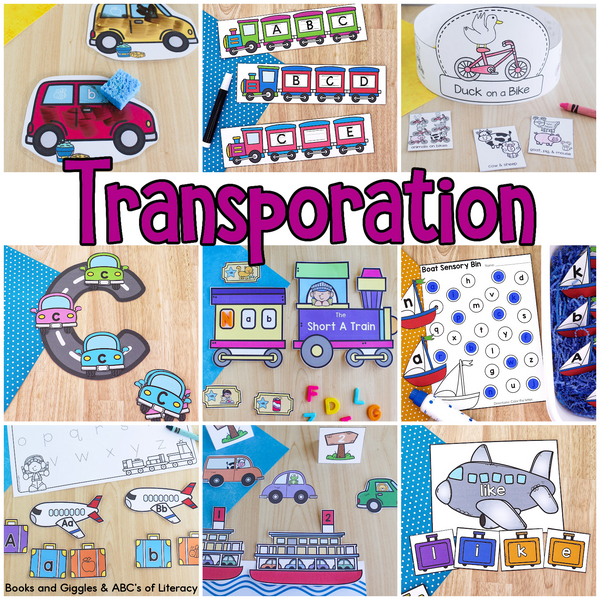 Get Ready to Read: Transportation (Week 2)