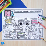 Transportation Name Practice Worksheets and Activities