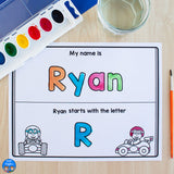 Transportation Name Practice Worksheets and Activities