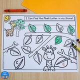 Zoo Name Practice Worksheets and Activities