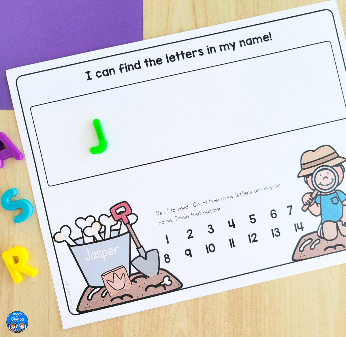 Dinosaur Editable Name Practice Worksheets and Activities – Books and ...