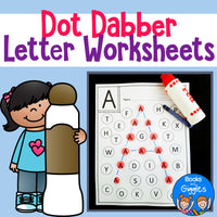 Dot Dabber Alphabet Letter Worksheets