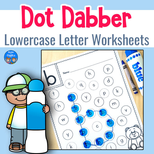 Lowercase Letter Dot Dabber Worksheets